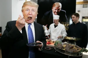 President Trump Reportedly Likes Ketchup with Steak.