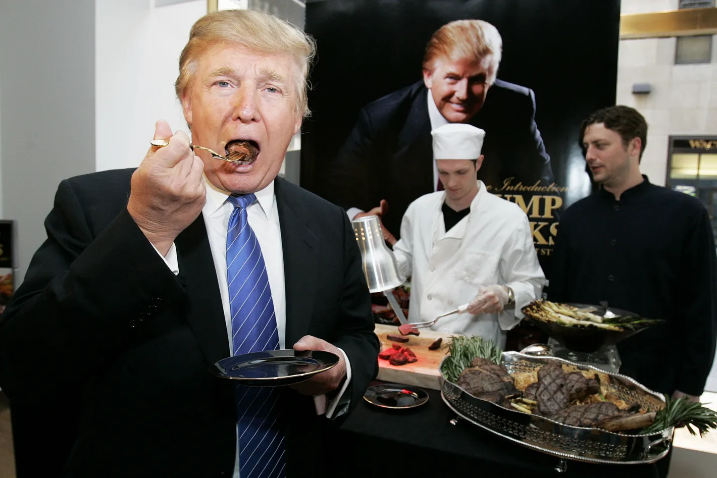 President Trump Reportedly Likes Ketchup with Steak.