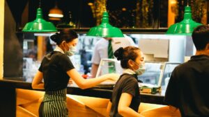 Servers at the pass.