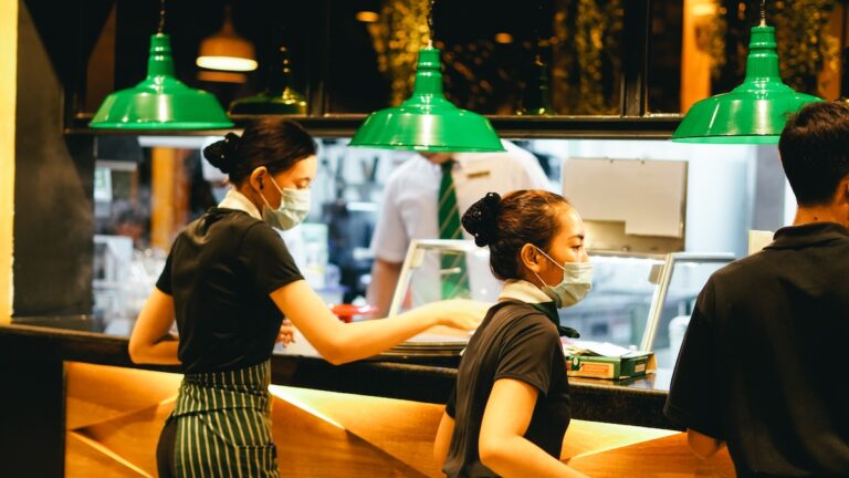 Servers at the pass.