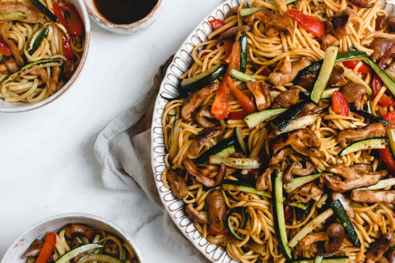 Vegetable chow mein.