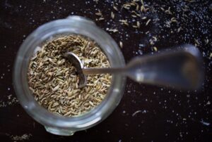 Cumin seeds.