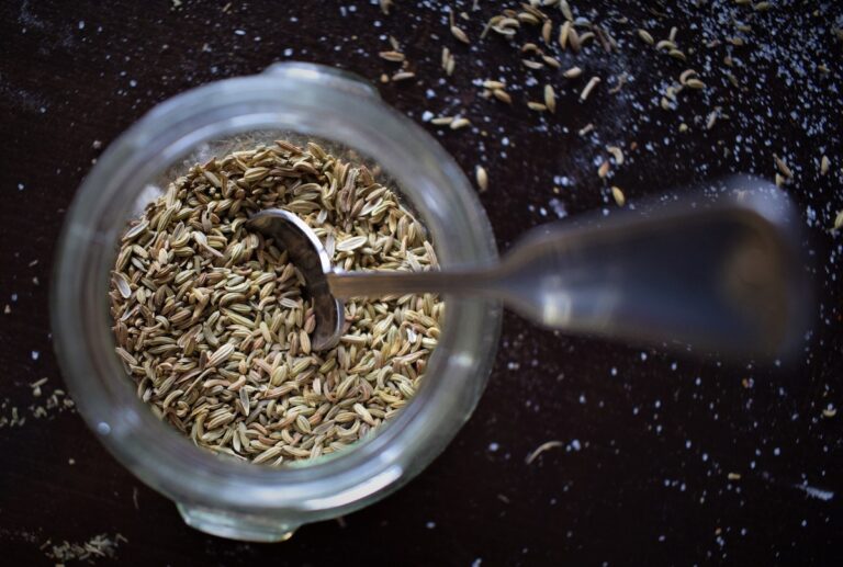 Cumin seeds.