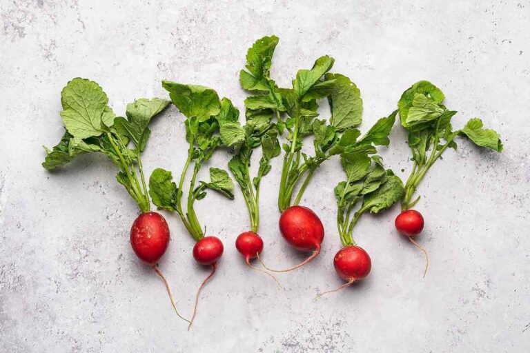 Radish greens.